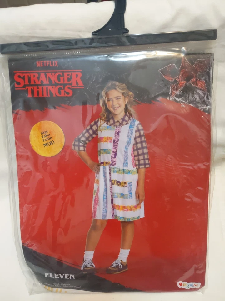 Stranger Things 11 Eleven Adult Costume M( Up To Size 10 US) Disguise