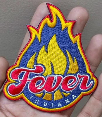 Indiana Fever WNBA Team Logo Iron On Patch - Sew Patch - Embroidered Patch - Image 1 of 4