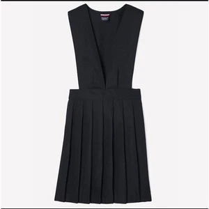 French Toast Ponte V- Front Pleat Jumper Size:6X Black - Picture 1 of 7