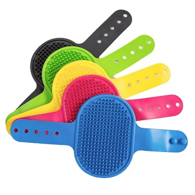  Cepillo portátil para mascotas de silicona autolimpiante para muebles interior desprendimiento de pelo Foto 1 de 4