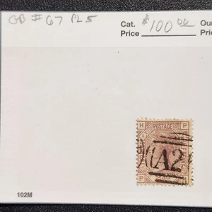 Great Britain #67 pl5 - CV $100 - Lot #10167 - Picture 1 of 1