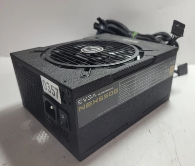 EVGA SuperNOVA NEX650G 80+ GOLD 650W Fully Modular Desktop Power Supply #0357 - Image 1 of 4