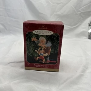 Hallmark QXD4107 Pinocchio & Geppetto Ornament - Picture 1 of 5