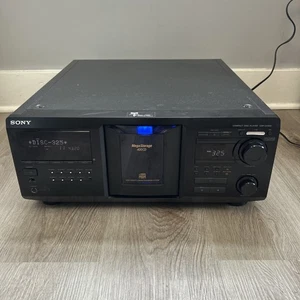 Reproductor cambiador de disco compacto Sony CDP-CX455 400 CD correas nuevas sin control remoto probado - Imagen 1 de 9