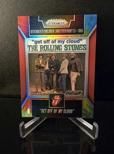 #'ed/49 🔥 2025 THE ROLLING STONES Panini Prizm Get Off Of My Cloud Tie-Dye SSP - Bild 1 von 2