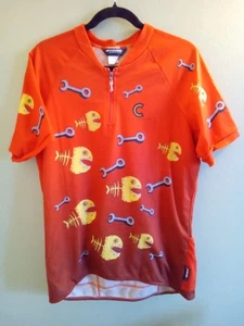Cannondale XL Cycling Biking Jersey Polartec Piranha Wrench Made in USA - Picture 1 of 4