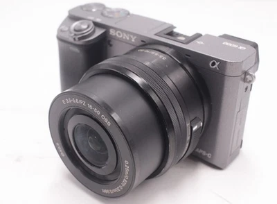 Sony Alpha A6000 24.3MP Mirrorless Digital Camera w/ 16-50mm Lens GRAY SILVER - Image 1 of 4