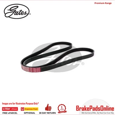 Gates V-Ribbed AT Belt  For HYUNDAI i30 CW MK I FD D4FB 1.6L CRDi Diesel 4Cyl - image 1 of 3