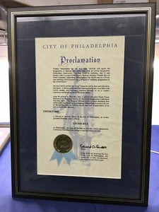 Lego Day Proclamation / Resolution, Philadelphia Bürgermeister Edward Rendell - Bild 1 von 1