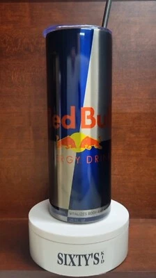 Red Bull Original Tribute - 20oz. Stainless Steel Tumbler w/SS straw+ - Image 1 of 4