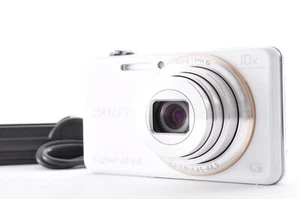Appareil photo numérique compact 18,2 mégapixels Sony Syber-Shot DSC-WX100 blanc excellent+++ Y1040 - Photo 1/23
