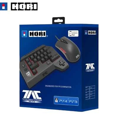 Controller Mouse Tastiera per Playstation 3 e 4 HORI TAC Four V2.0 Black - Immagine 1 di 2