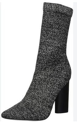 Botines WINDSOR SMITH Talla 40 0r 9 Tela Stivaletti Brillo Calcetín  Foto 1 de 4