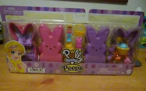 Polly Pocket Peeps, Puppe & 2 Spielsets mit 6 Themenzubehör NEU - Bild 1 von 4