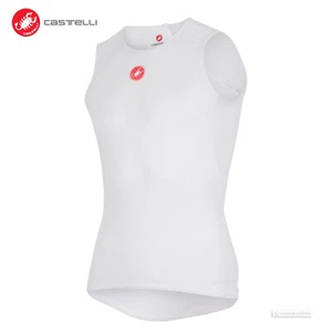 Castelli PRO ISSUE SLEEVELESS Cycling Base Layer : WHITE - Picture 1 of 3