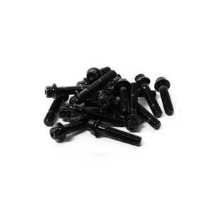 M7 32mm Black 3PC Wheel Split Rim Assembly Bolts BBS RS OZ Schmidt RH Screws - Picture 1 of 15
