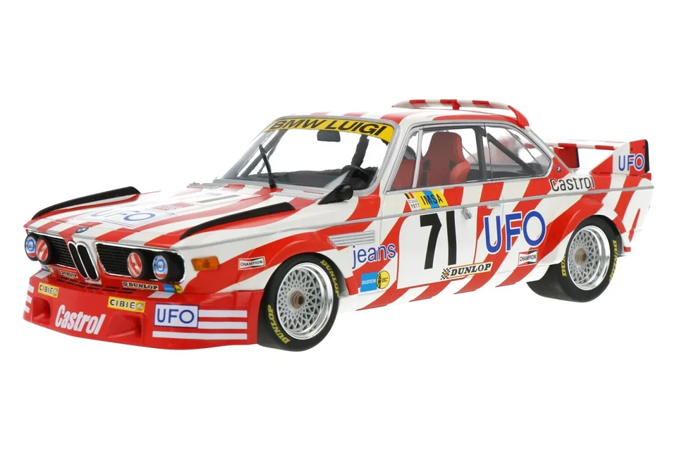 1/18 BMW 3.0 CSL LUIGI RACING #71 24H LE MANS 1977 MINICHAMPS 155772571 RARE - Immagine 1 di 1