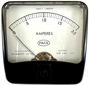 Pace Electrical Instruments 0-2 Amperes Meter, used (P) - Picture 1 of 8