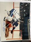 Eddie Giacomin Autographed 8x10 NHL Hockey Photo With COA