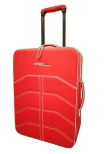 Ferrari 488GTB Suitcase Carry Leather Red New Unused First Come First Served - Picture 1 of 17