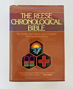 The Reese Chronological Bible Klassen Frank R. Reese Edward 1994 HC/DJ - Picture 1 of 5