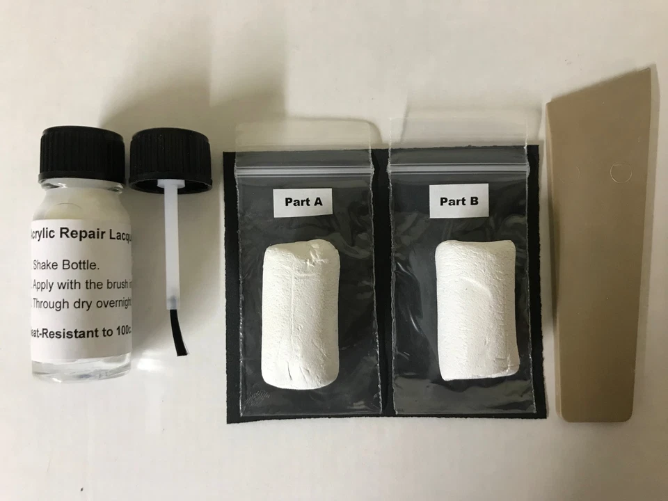 ED SUPPLIES PVC & Acrylic Wall Panel Epoxy Repair Putty Kit - Repairs Cracks, Holes & Chips.