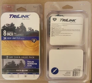 Chaîne de scie TriLink 8 pouces S34 scie à perche 14334X2TLW neuve - Photo 1/1