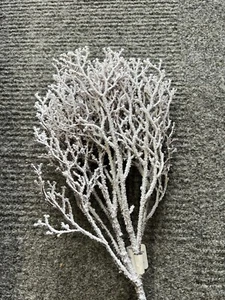 Napco Craft White Snow Sparkle Artificial Pine Approx 27”L 6 Pieces Left in Box - Picture 1 of 3