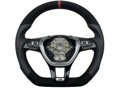 TUNING Lenkrad Lederlenkrad Leder Alcantara Vw PASSAT B8 3G Multifunktion R-Line - Bild 1 von 4