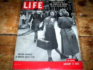 Life Magazine 1955 January 17 ~ A PENETRATING LOOK AT THE PEOPLE OF RUSSIA ~ EXC - Picture 1 of 1