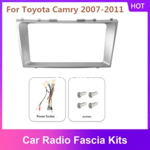 2 din Car Stereo Radio Fascia Plate Panel Frame Kits For Toyota Camry 2007-2011 - Picture 1 of 7