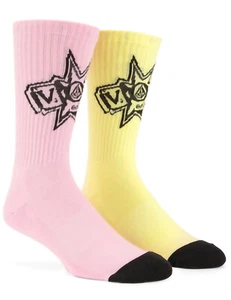 Volcom V Entertainment Crew Socks in Reef Pink for men
