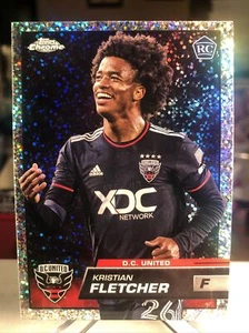 2023 Topps Chrome MLS Kristian Fletcher Diamond Refractor Rookie RC SSP - Picture 1 of 2