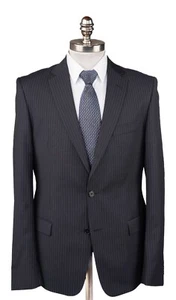 VERSACE COLLECTION Black Wool Sport Coat Regular Fit Notch Lapel 40 R (EU 50) - Picture 1 of 9