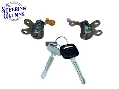 01-07 SEQUOIA 03-06 TUNDRA FL & FR CERRADURA PUERTA CILINDRO JUEGO 2 LLAVES NUEVO FABRICANTE ORIGINAL! Foto 1 de 4