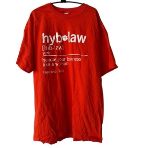 Clemson Tigers HYB-LAW Cotton Shirt Large Handle Your Business Like A Woman - Picture 1 of 4