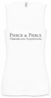 Pierce & Pierce Women Tank Top American Symbol Sign Company Logo Psycho Banker