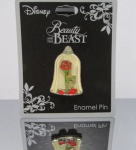 Prendedor Rosa Encantada Disney Martes Neón RARO La Bella y la Bestia - Imagen 1 de 4