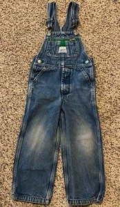 Vintage Liberty Work Overalls Kids Youth Pants Sz 6 Regular Blue Jean Denim USA - Picture 1 of 8
