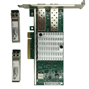1 PC 10Gbps Dual Port Ethernet Converged Network Card Adapter For Intel 82599ES - Zdjęcie 1 z 14