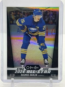2024-25 O-Pee-Chee All-Stars Rainbow Black #533 Rasmus Dahlin - Sciabole 009/100 - Foto 1 di 2