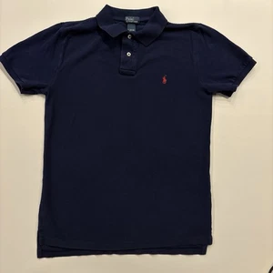 Polo Ralph Lauren Niños Grande (14-16) Azul Cuello Manga Corta Polo - Imagen 1 de 8