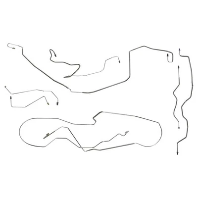 Brake Line Kit Tubes Complete With ABS 1993-97 Camaro Firebird OE Steel 7pc - Image 1 of 4
