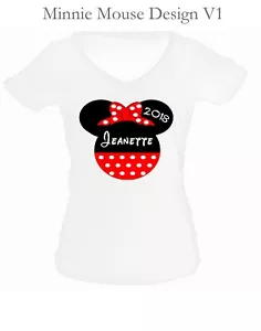 Mickey Mouse Iron Ons, Minnie Mouse Iron Ons, Disney Vacation Iron Ons - Imagen 1 de 4