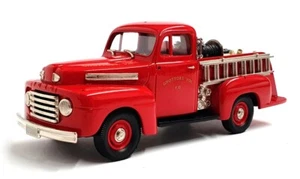 Brooklin 1/43 Scale CSV01 - 1948 Ford F1 Fire Truck Grottoes Vol. Fire Dept. Red - Picture 1 of 6