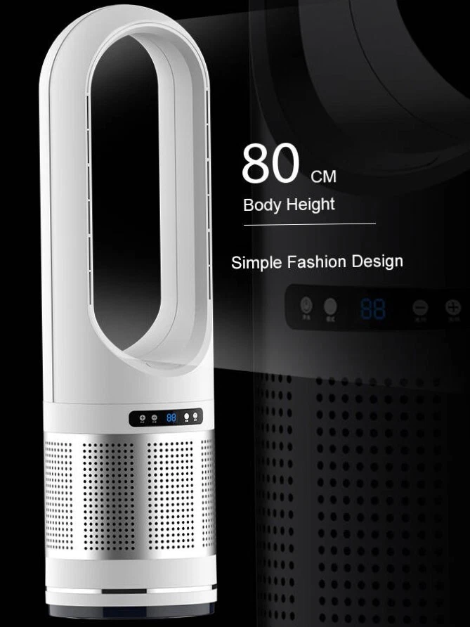 3 In 1 Cool&Hot  Purifier Bladeless Tower Fan Remote Control 2000W Heat 40W Cool - Image 1 of 4