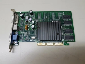 MSI NVIDIA GeForce FX5200 8911 VER:330 P162 128MB AGP 8X DVI-I VGA TV-Out TESTED - Picture 1 of 6