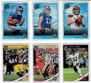 2018 Donruss Optic Football Base RATED ROOKIE RC You Pick SAQUON BAKER DAK ZEKE+