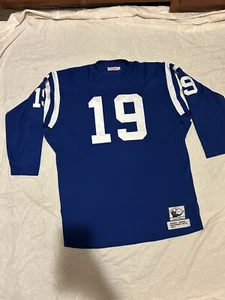Vintage Johnny Unitas 1970 Colts Mitchell&Ness Stitched Long Sleeve Jersey(52) - Picture 1 of 9