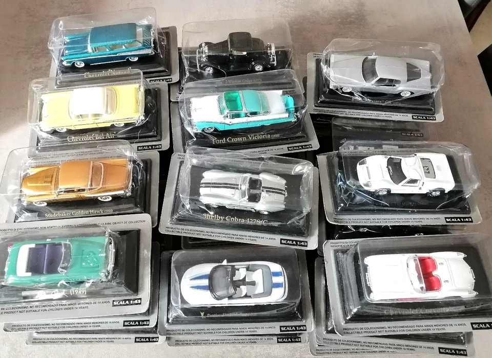 AUTO AMERICANE CON FASCICOLI FABBRI EDITORI 1/43 SCEGLI DAL MENU' A TENDINA - Immagine 1 di 3